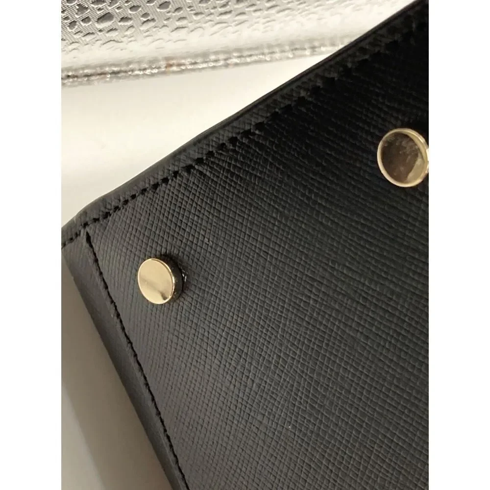 Kate Spade NEW YORK Perry Black Medium Satchel Crossbody Strap NWT $399 Purse‎